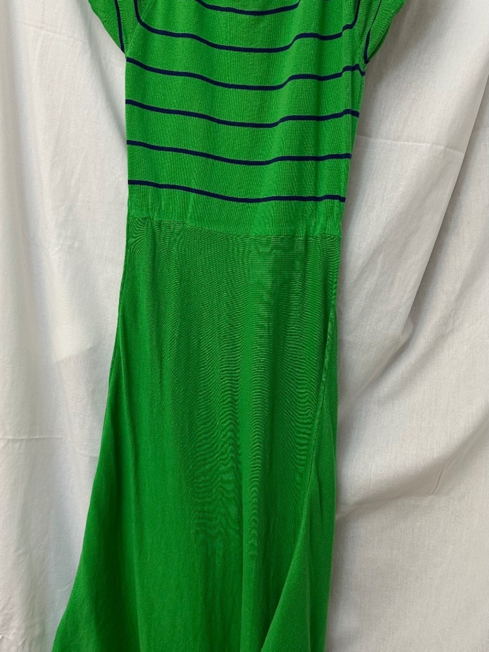 J.Peterman, 10 green A-line knit dress